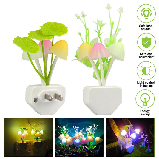 Mushroom LED Plug Light