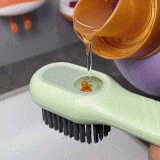 Cleaning Brush With Soap Dispenser